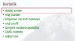 Korisnik - Dodaj smjer